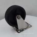 SS 3'' 4" 5'' Stainless Steel Caster Swivel Plate High Temperature Nylon 230C Casters Wheel